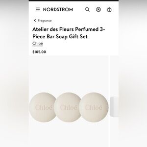 Chloe Cream Bar Soap Gift Set